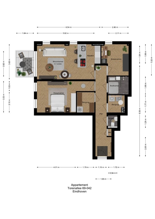 mediumsize floorplan